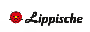 Logo der Lippischen Landes-Brandkasse mit einer stilisierten roten Blume.