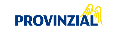 Logo der Provinzial Nord mit stilisierten gelben Flügeln.