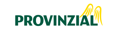 Logo der Provinzial Nord mit stilisierten gelben Flügeln.